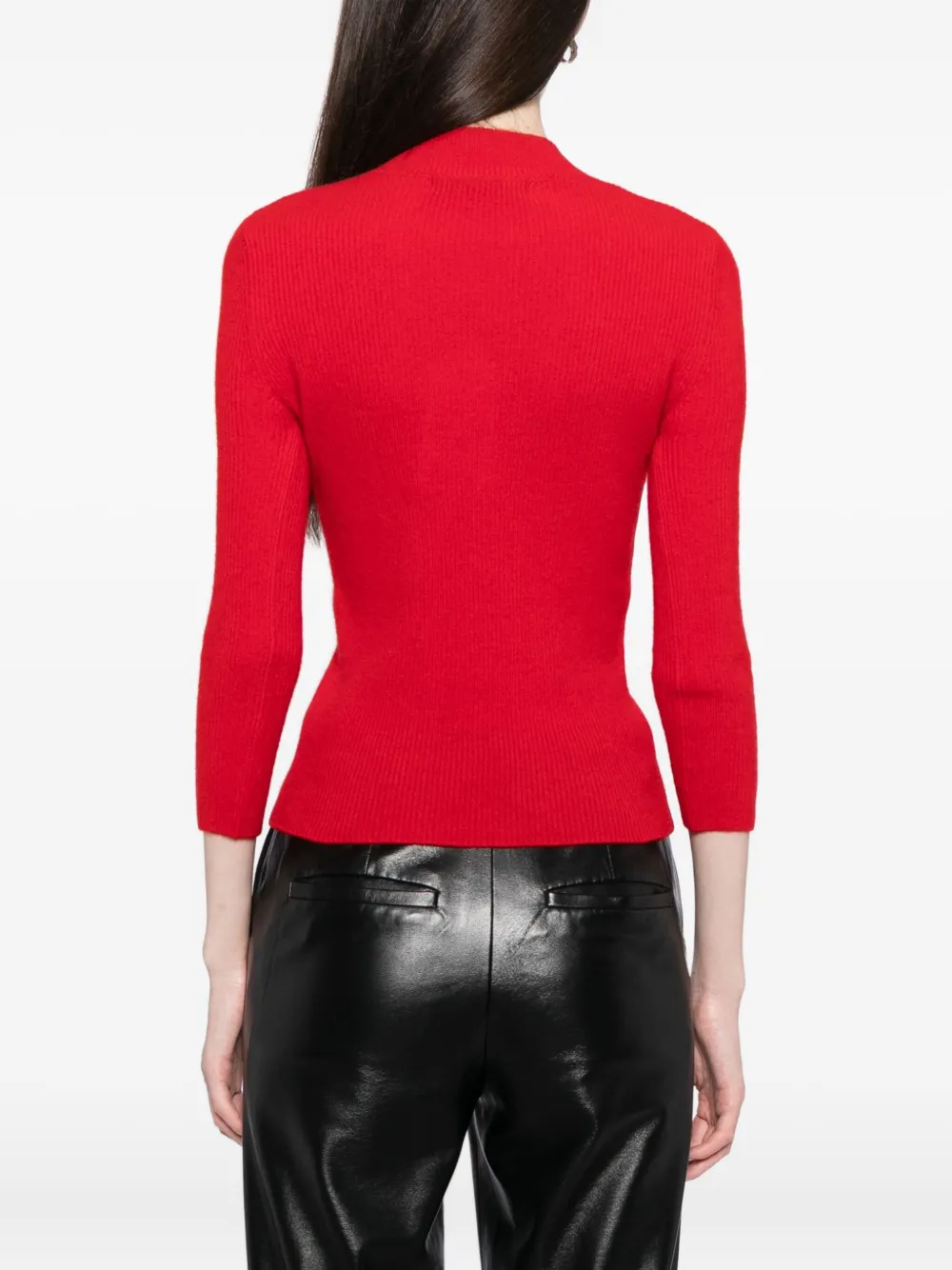 Alainpaul Knitted Top In Red