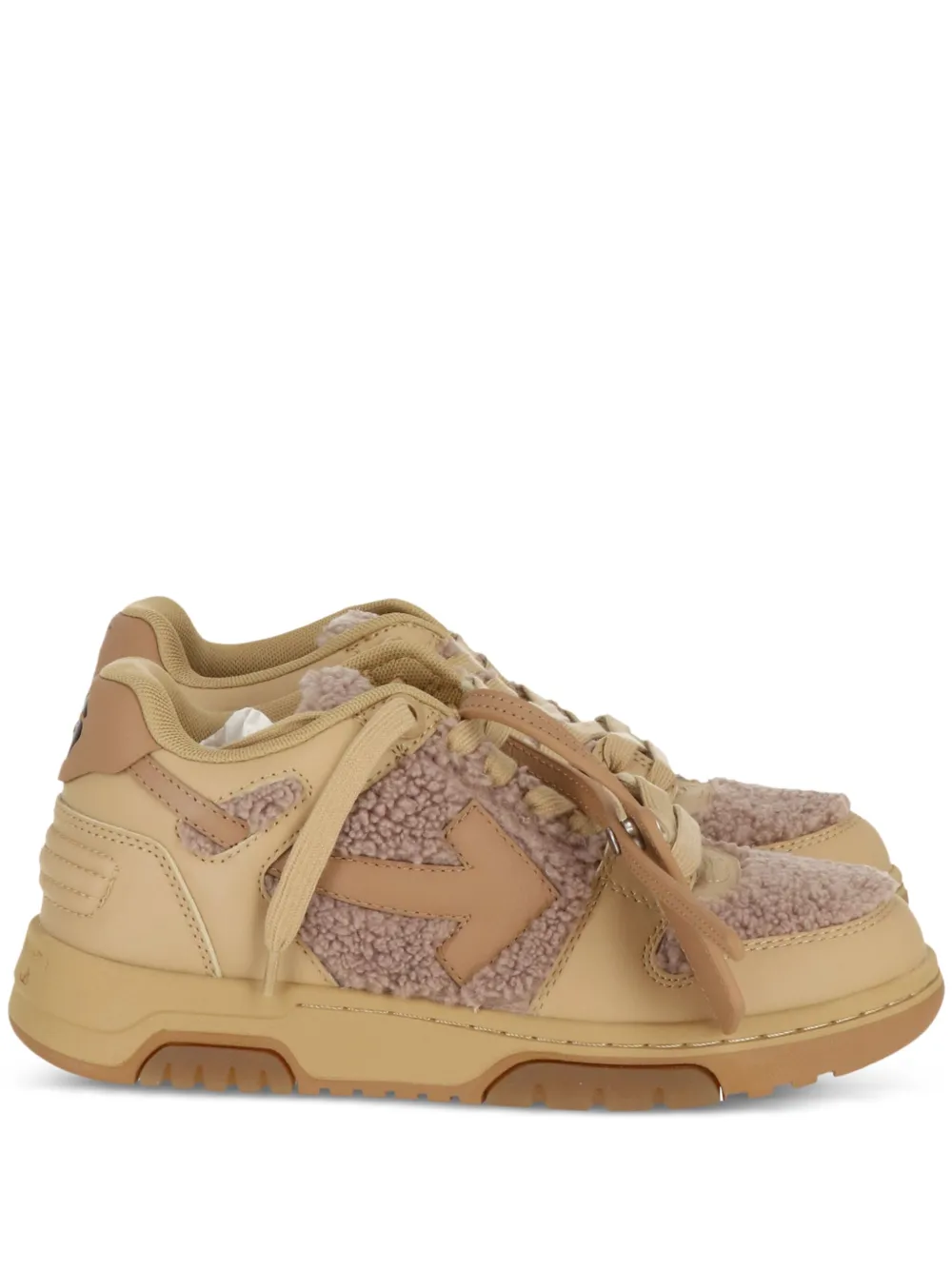 Off-White Out of Office  shearling-trim sneakers | Image 1