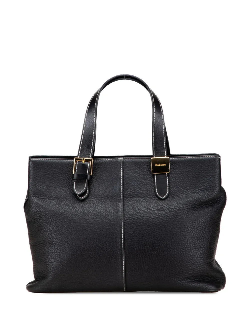 Burberry Pre-Owned 20th Century Leather tote bag - ブラック Burberry Pre-Owned 20th Century Leather tote bag - ブラック