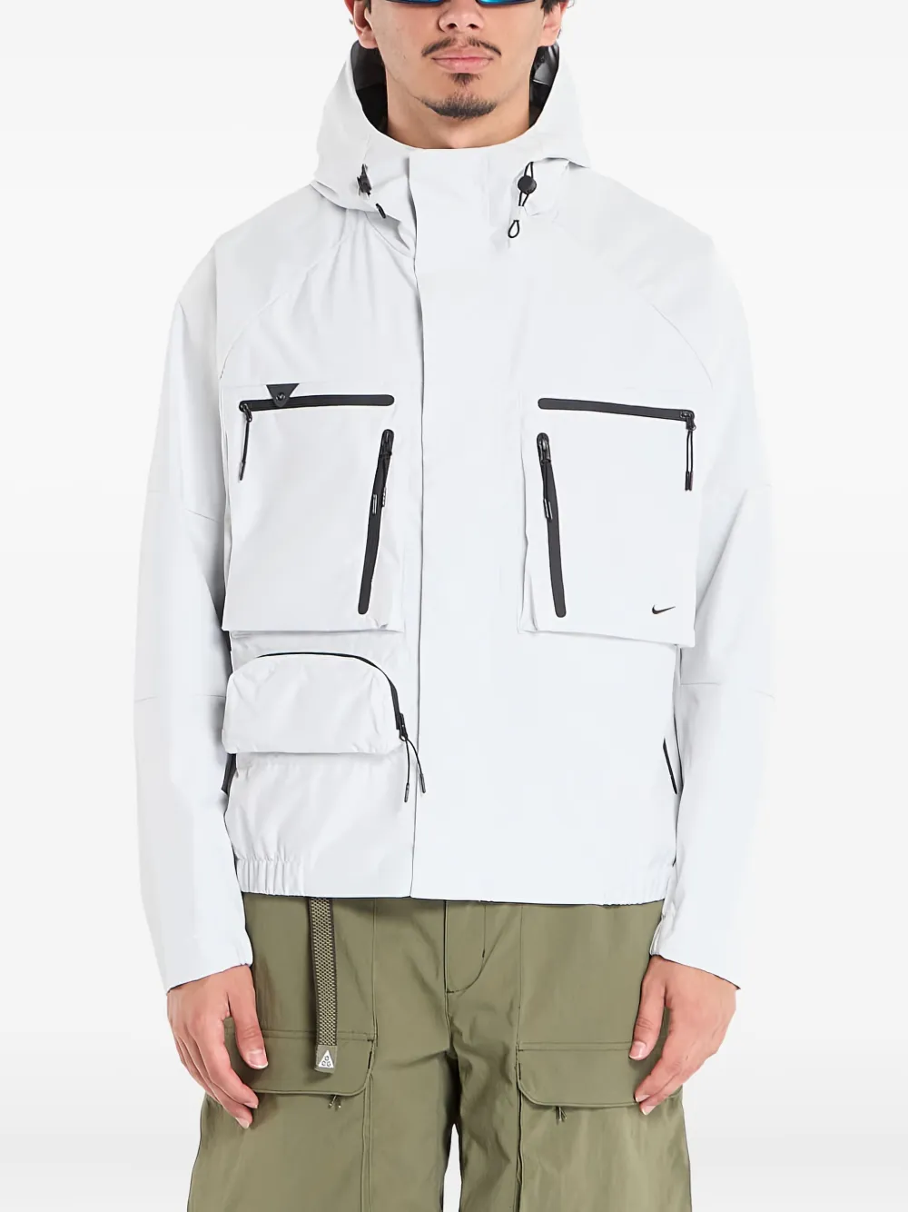 Nike フーデッド ポケット ジャケット - ホワイト Nike フーデッド ポケット ジャケット - ホワイト