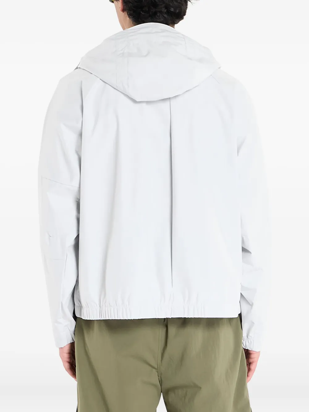 Nike Jack met capuchon en zak Wit