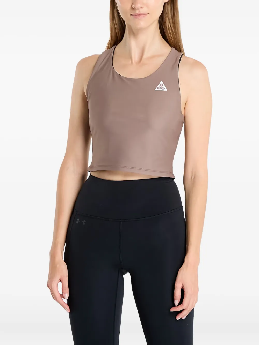 Nike Acg "tree Frog" Reversible Tank-top In Burgundy