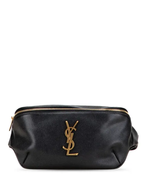Saint Laurent Pre-Owned 2019 Grain de Poudre Monogram belt bag