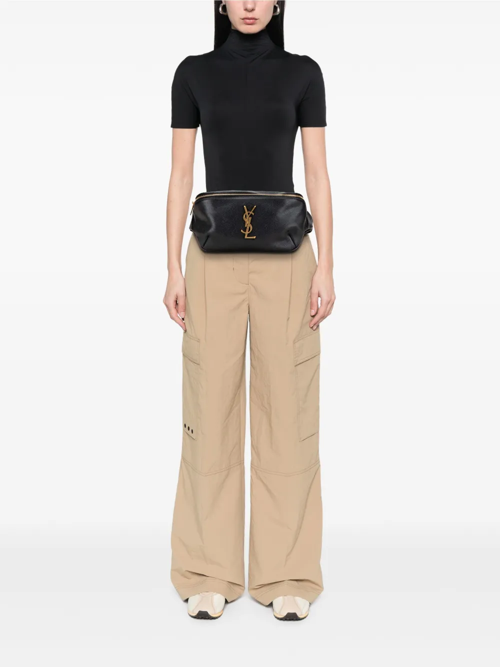 Saint Laurent Pre-Owned 2019 Grain de Poudre Monogram belt bag | Pre-Owned | Image 2