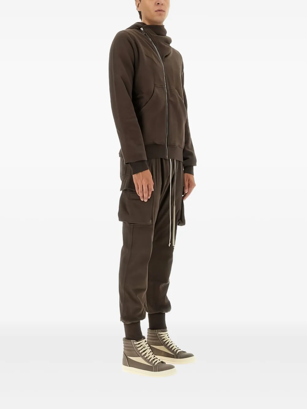 Rick Owens DRKSHDW asymmetrical-zipper hoodie | Hoodies | Image 2