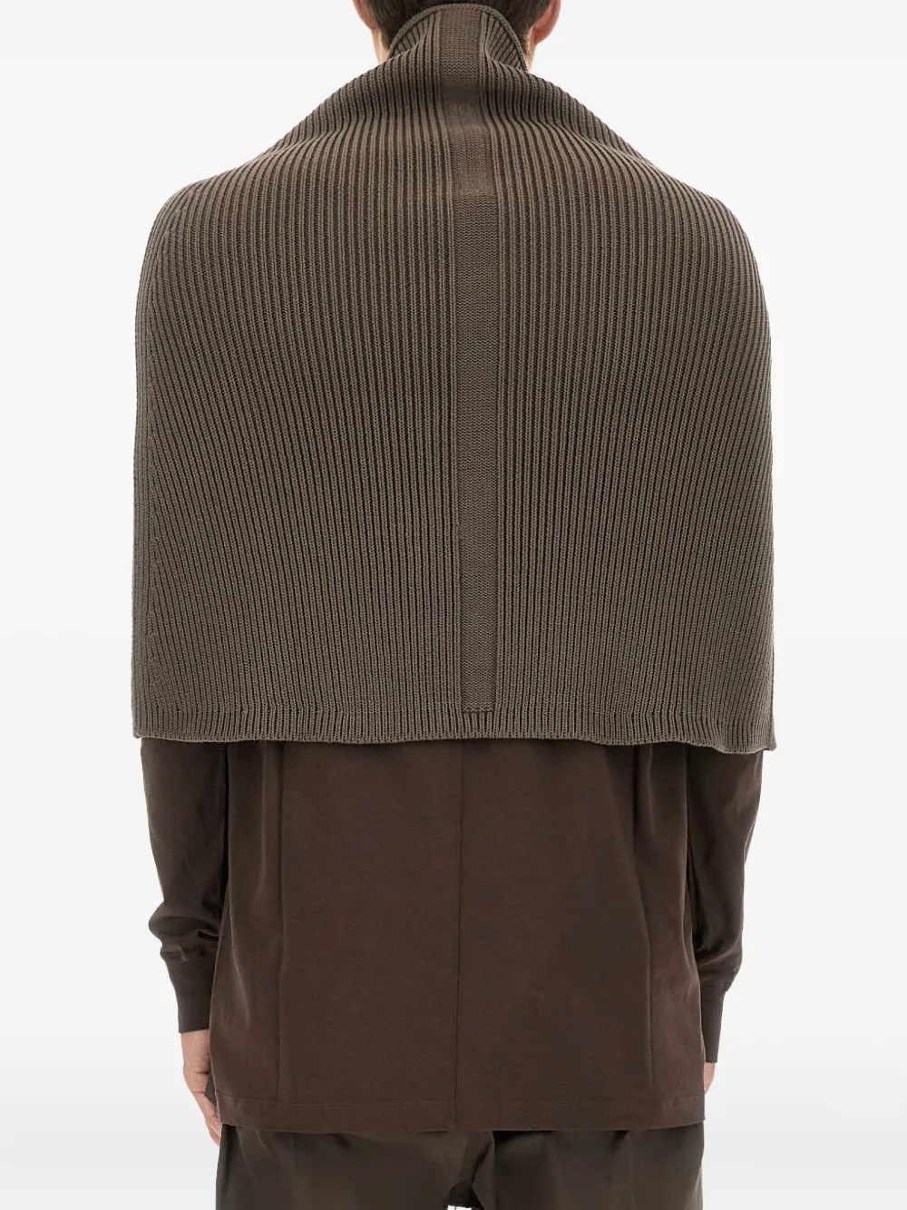 Rick Owens Geribbelde sjaal Grijs