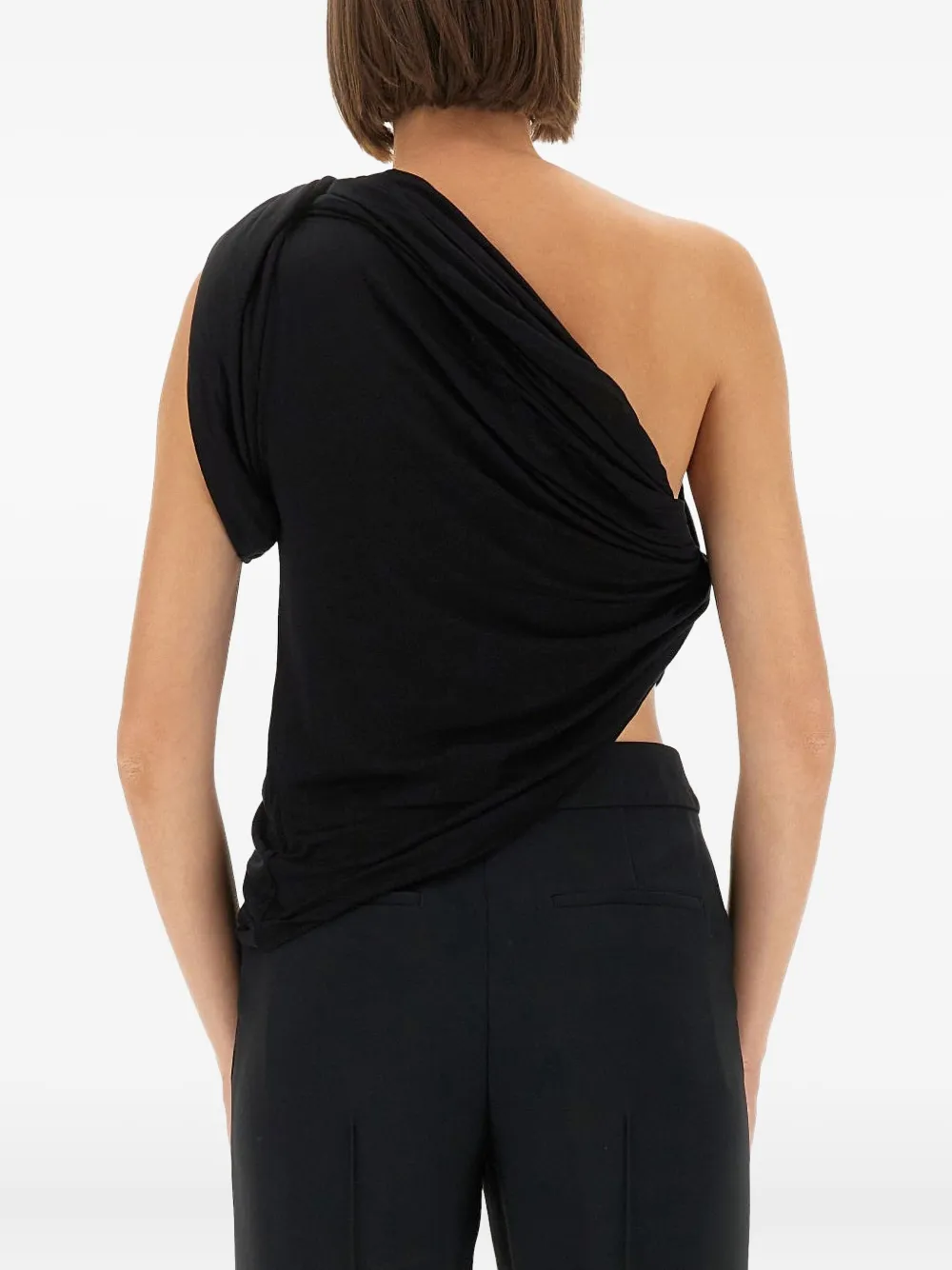 Rick Owens Lilies Asymmetrische top Zwart