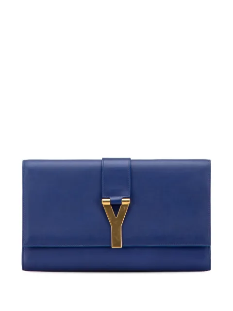 Saint Laurent Pre-Owned 2013-2025 Leather Chyc Ligne clutch bag