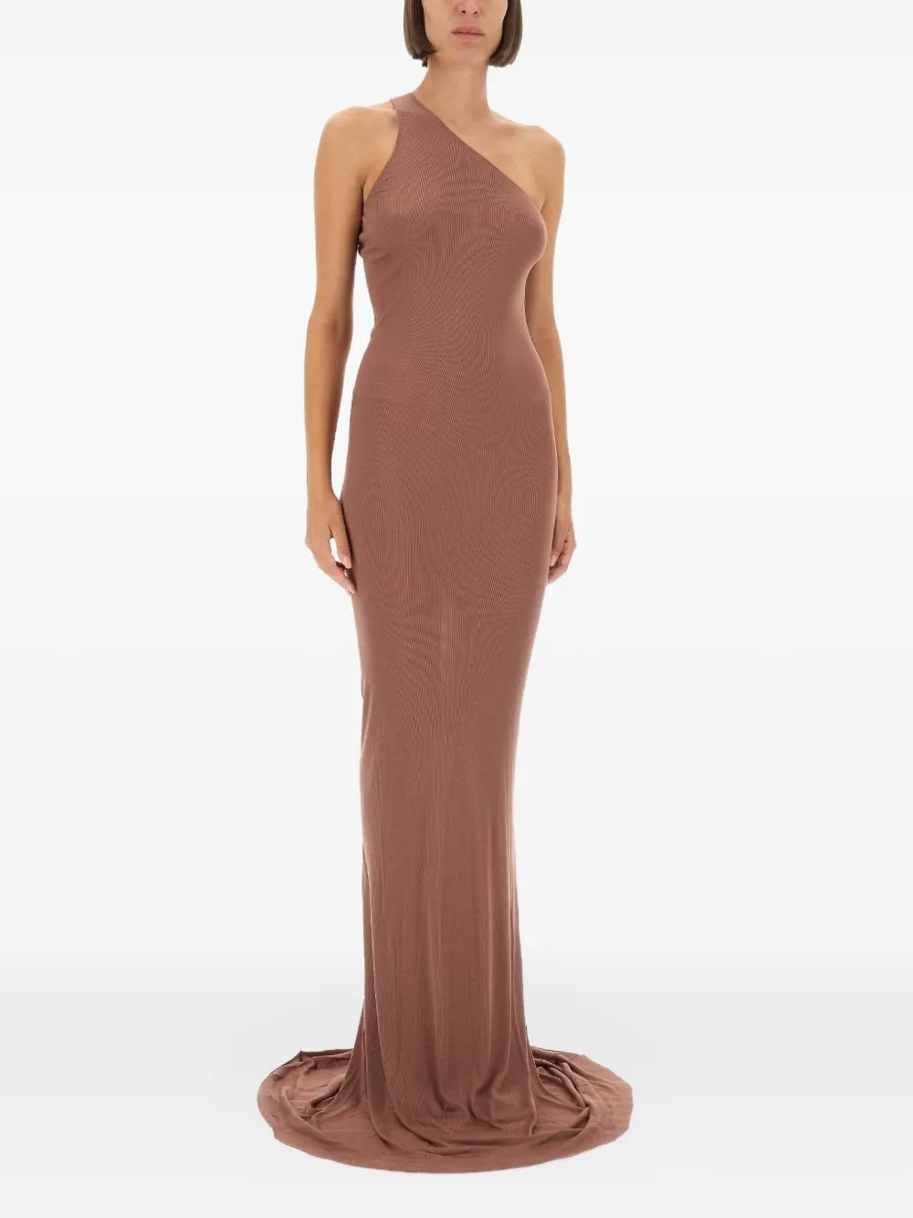 Rick Owens Lilies one-shoulder gown dress - Beige
