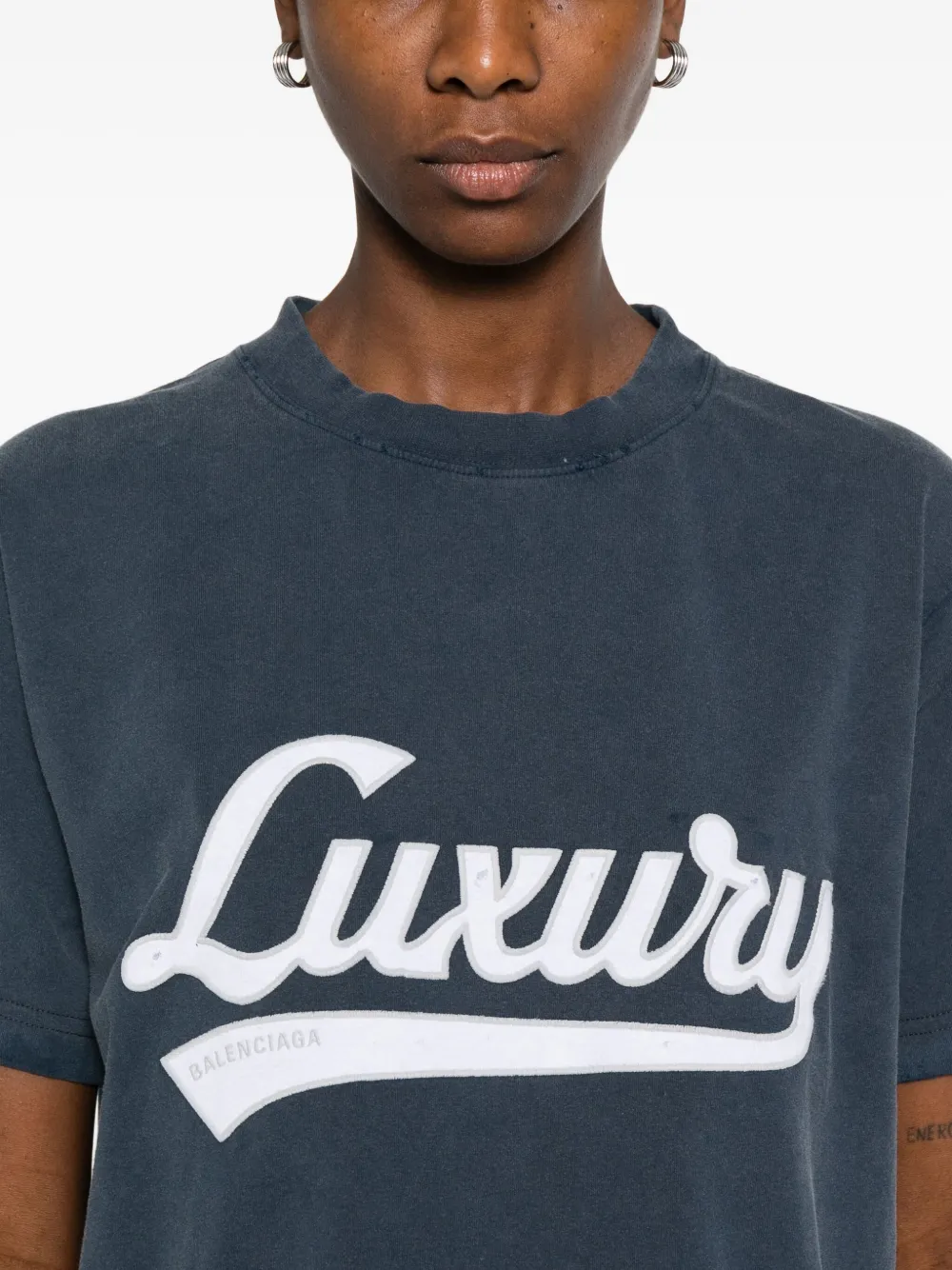 Balenciaga Luxury T-shirt | Blue | FARFETCH