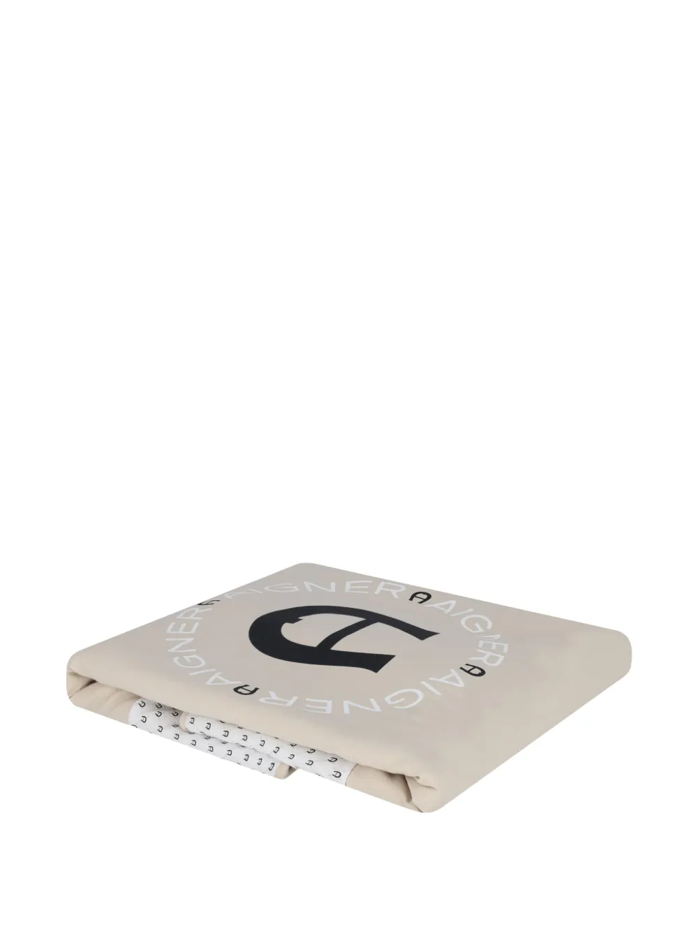 Aigner Kids Deken met logoprint Beige