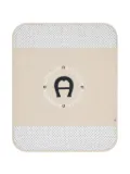 Aigner Kids logo-print blanket - Neutrals