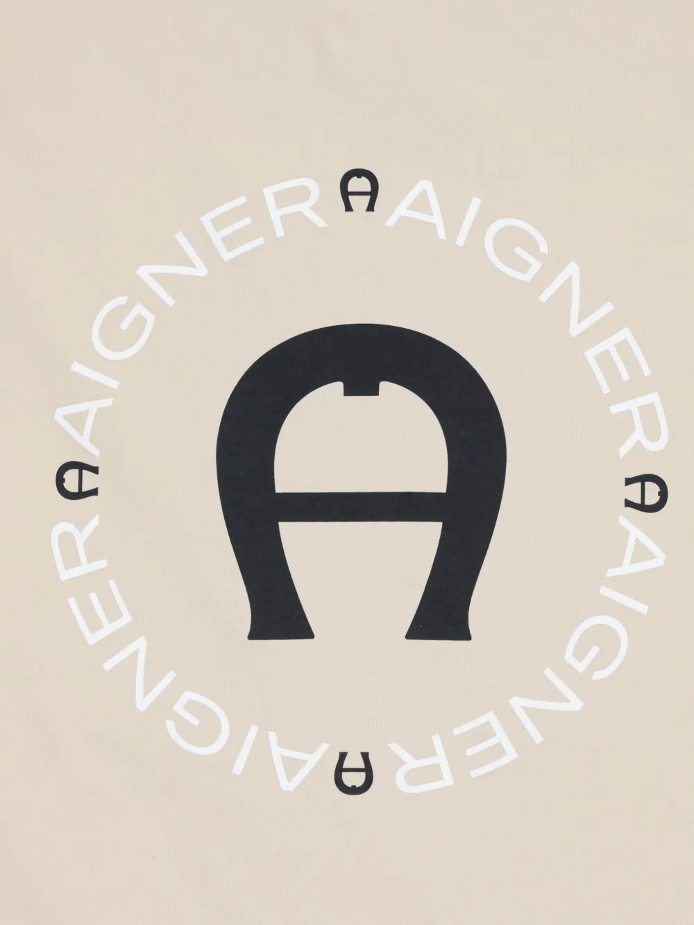 Aigner Kids Deken met logoprint Beige