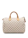 Louis Vuitton Pre-Owned 2010 Damier Azur Speedy 30 boston bag - White