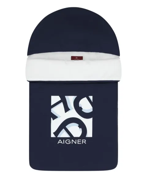 Aigner Kids logo-detail sleep bag