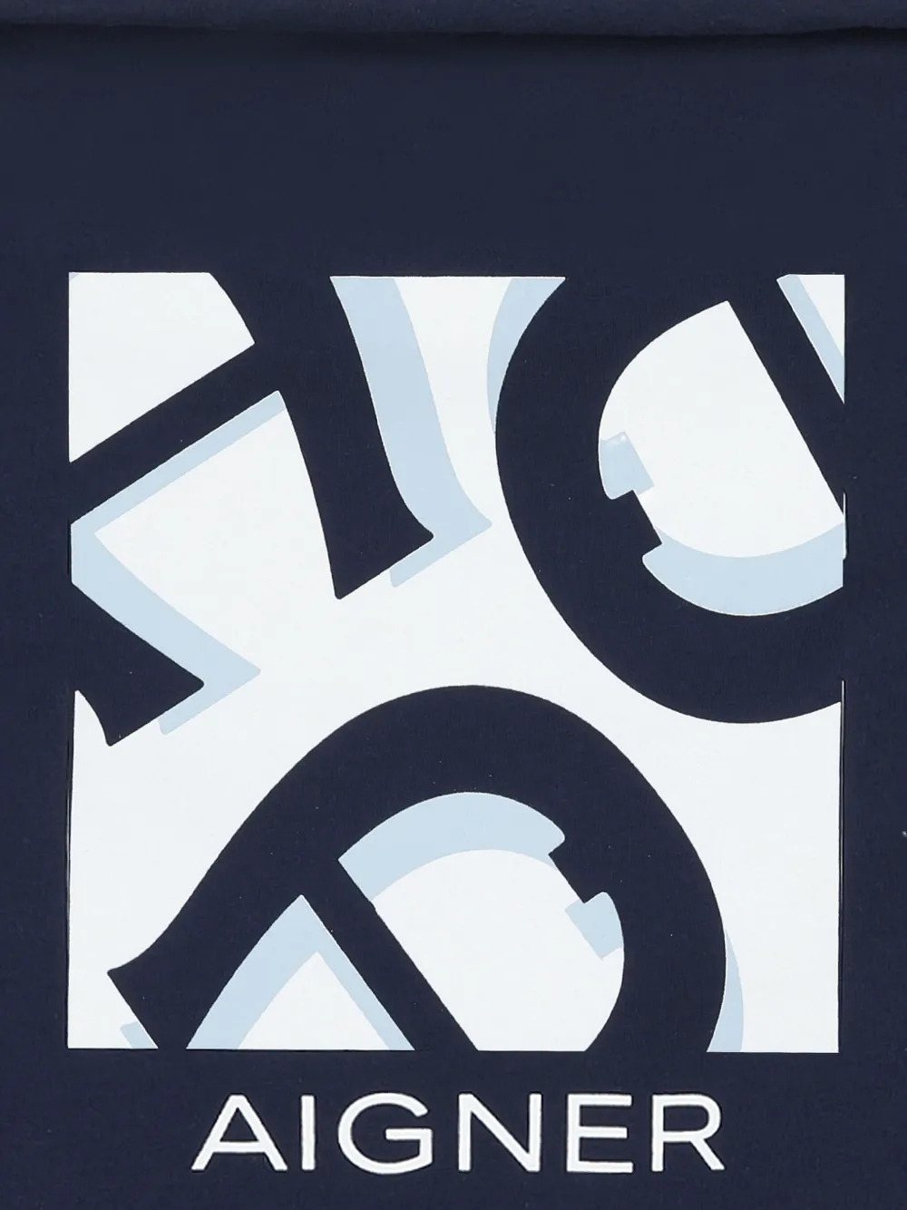 Aigner Kids Slaapzak met logodetail Blauw