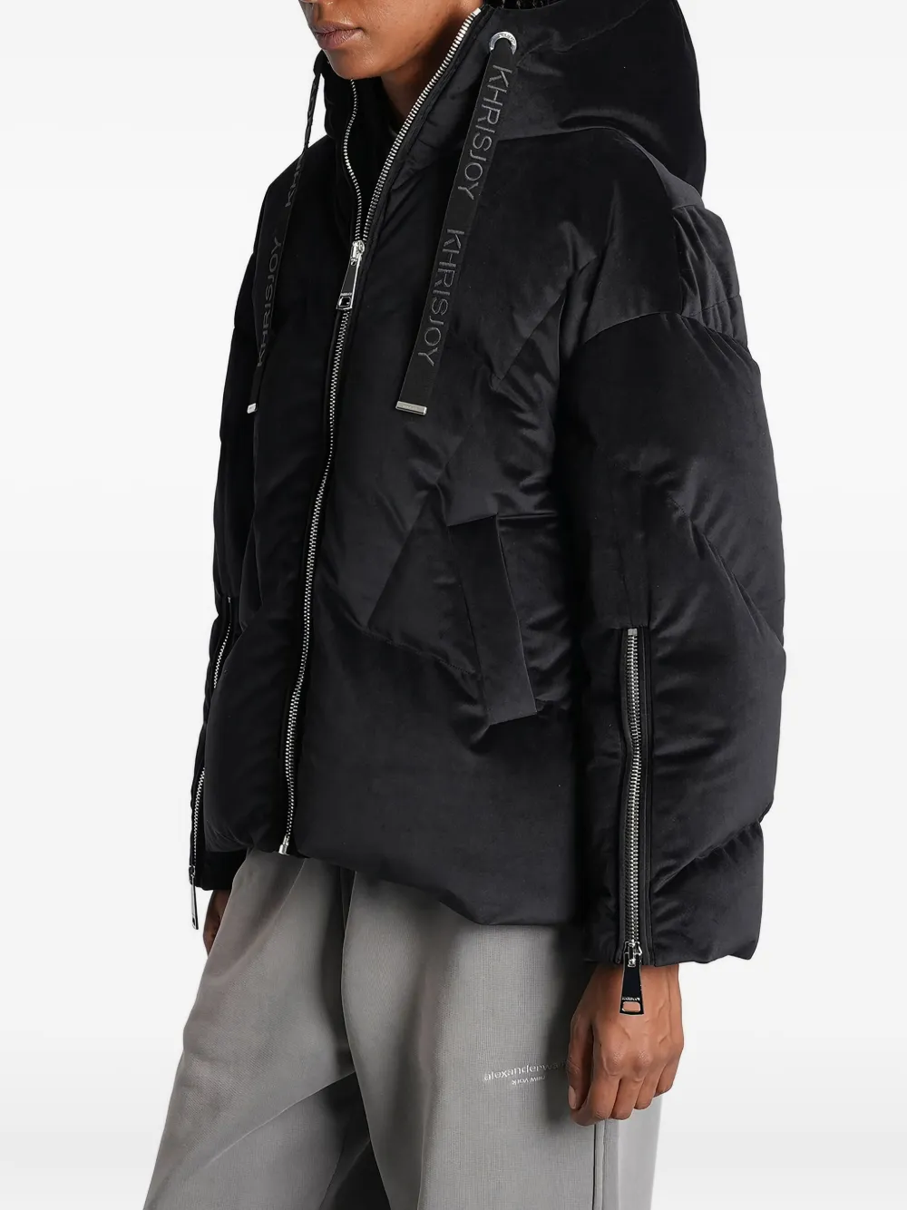 Khrisjoy Quilted Padded Jacket In Black
