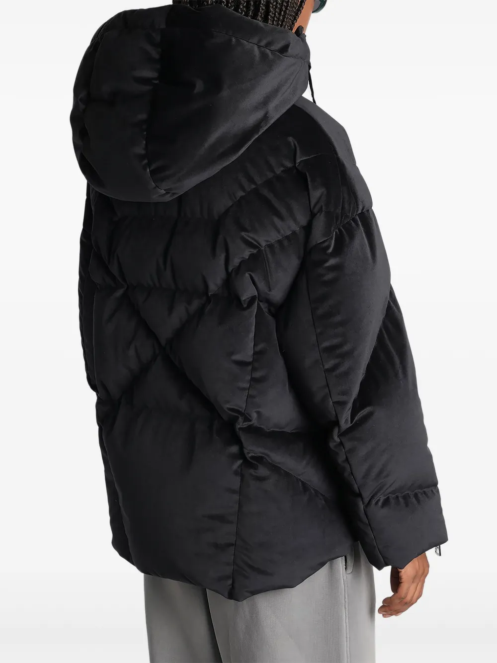 Khrisjoy Quilted Padded Jacket In Black