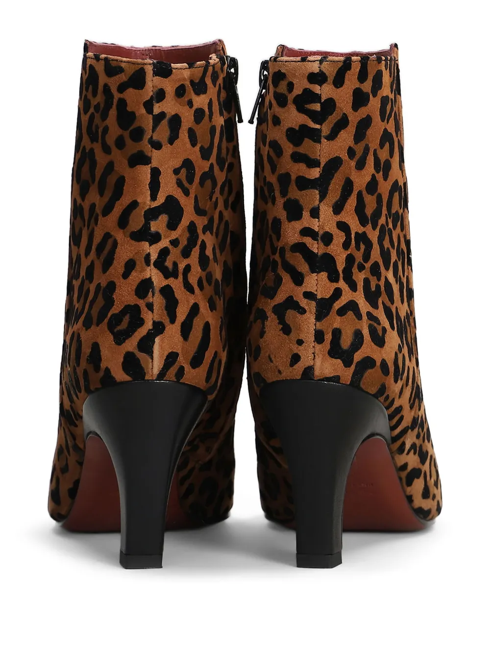 Roberto Festa 70mm Yanira leopard-print pointed-toe boots Brown