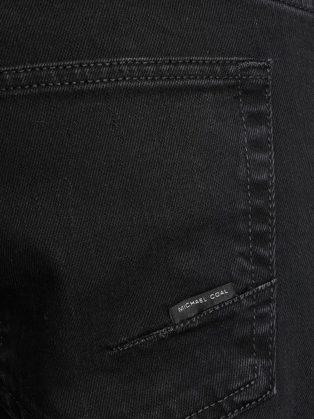 michael coal Jeans met vijf zakken Zwart
