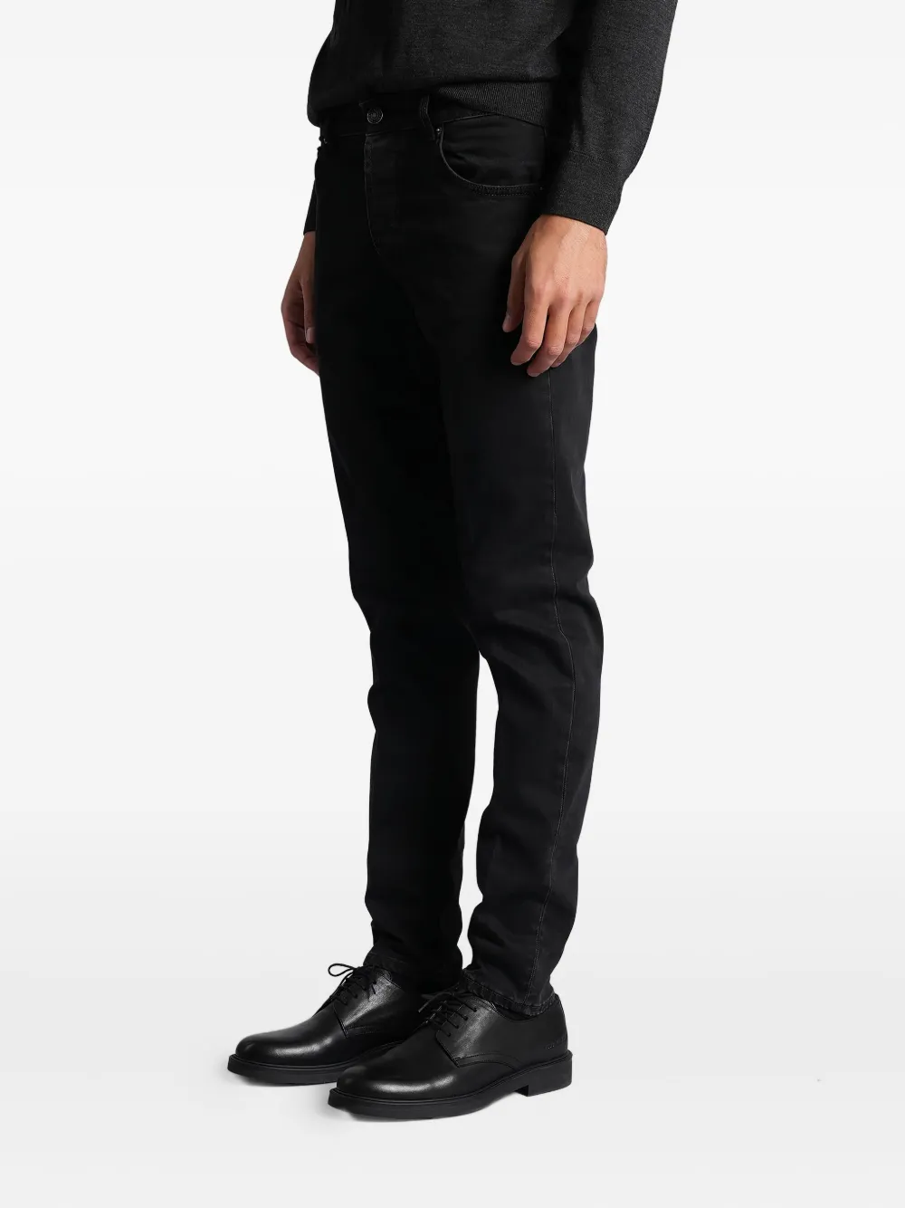michael coal Jeans met vijf zakken Zwart