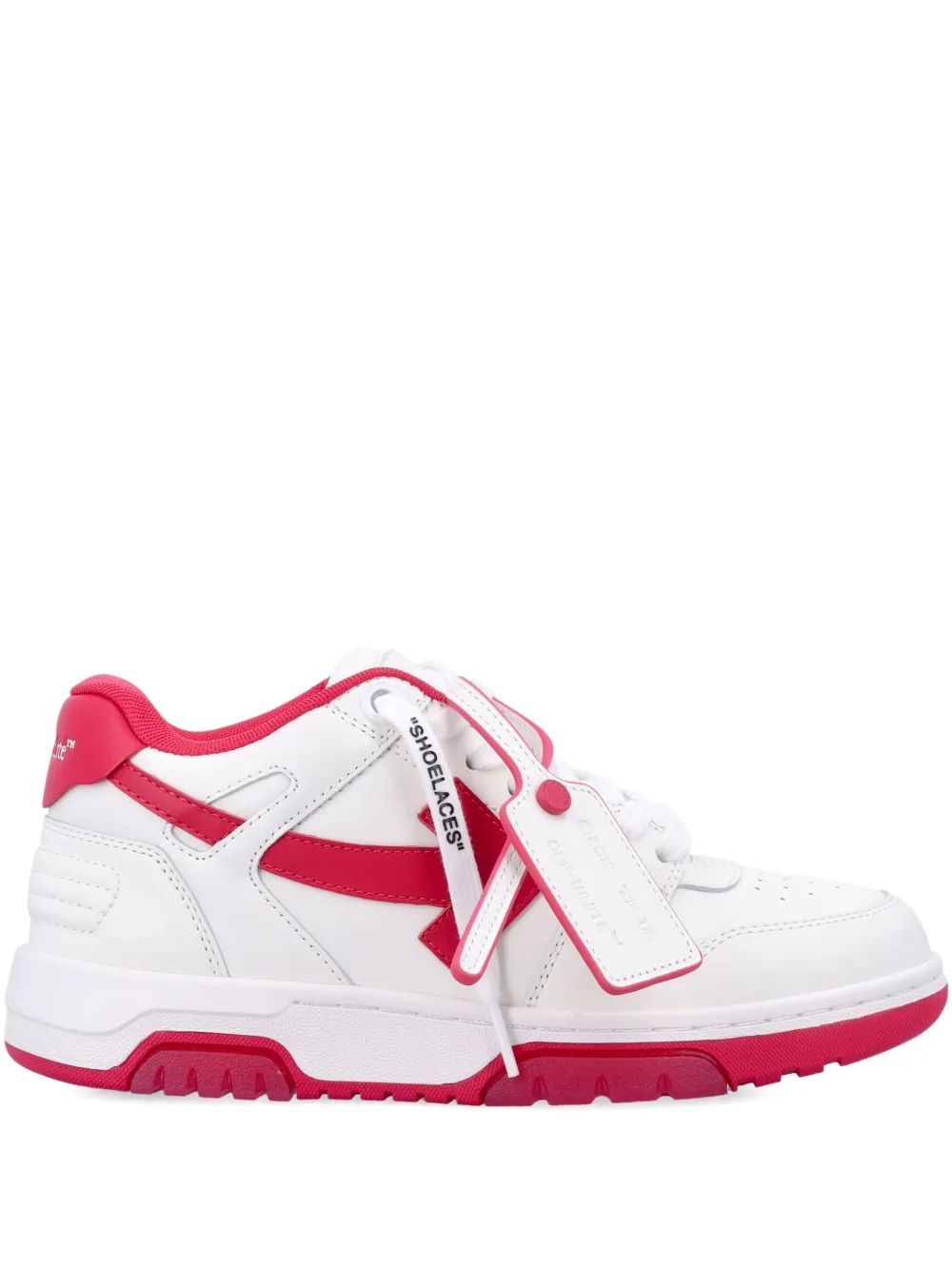 Off-White Out Of Office leather sneakers Wit