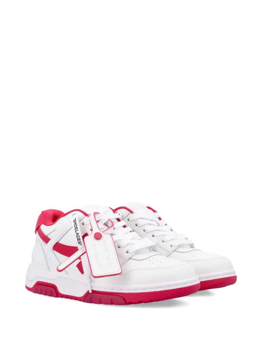 Off-White Out Of Office leather sneakers Wit