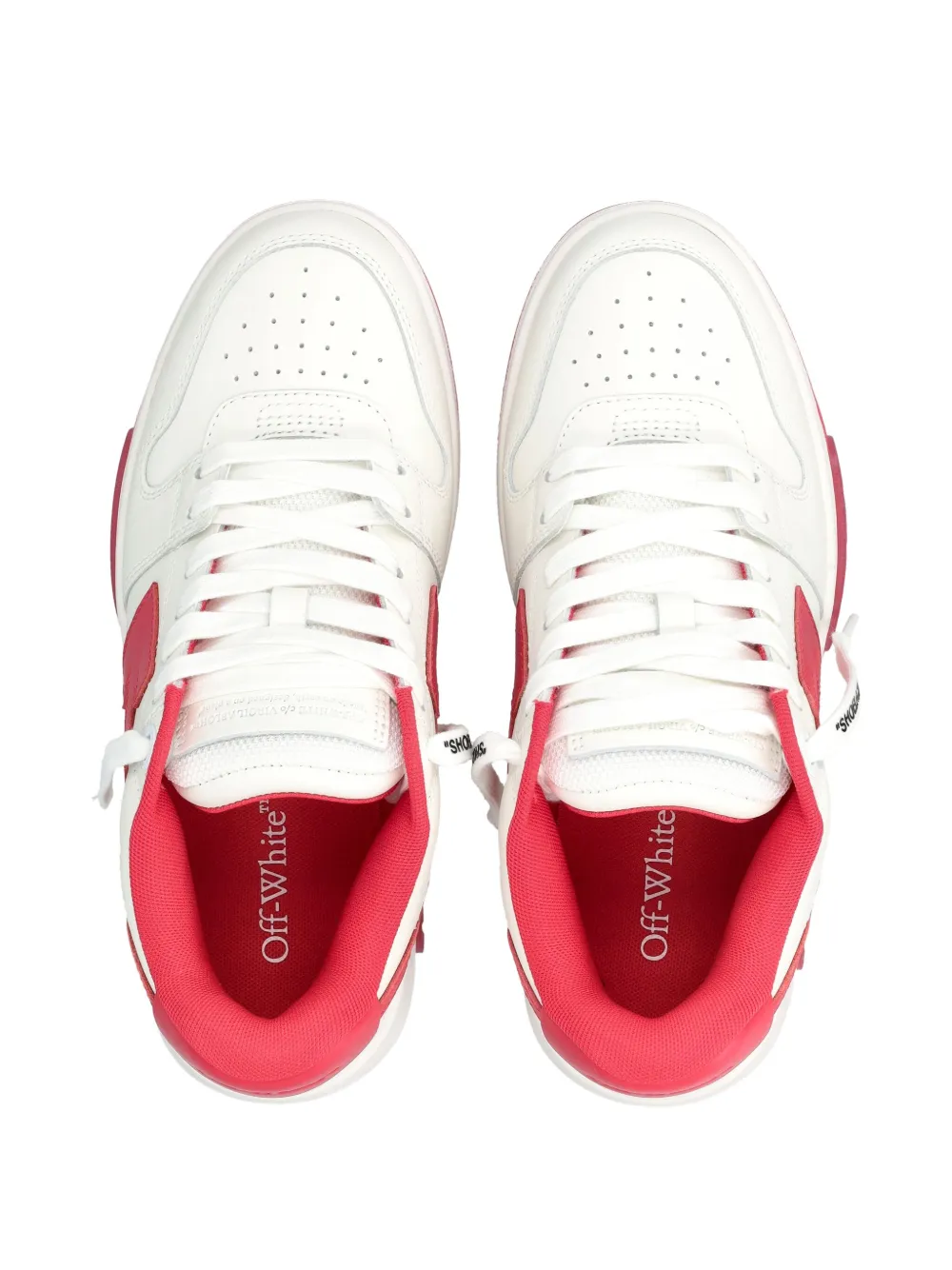 Off-White Out Of Office leather sneakers Wit