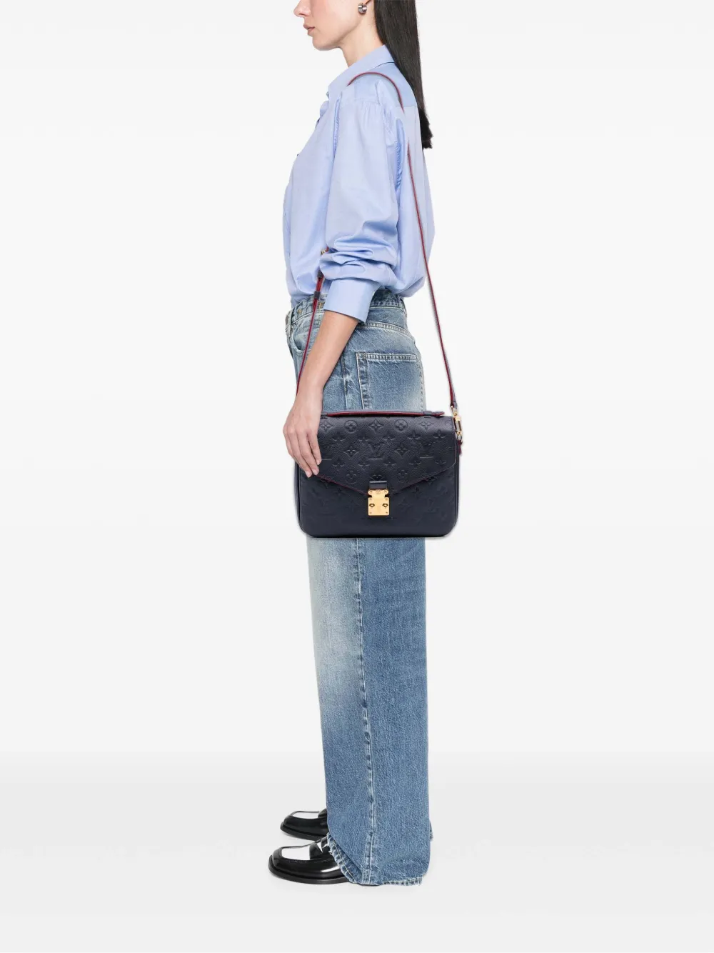 Louis Vuitton Pre-Owned 2017 Monogram Empreinte Pochette Metis satchel | Pre-Owned | Image 2