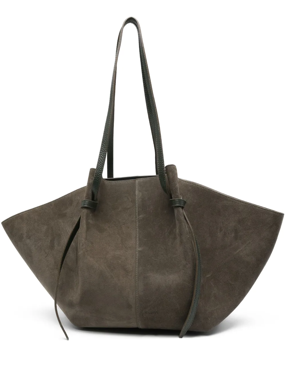 Yuzefi suede tote bag | Green | Image 1