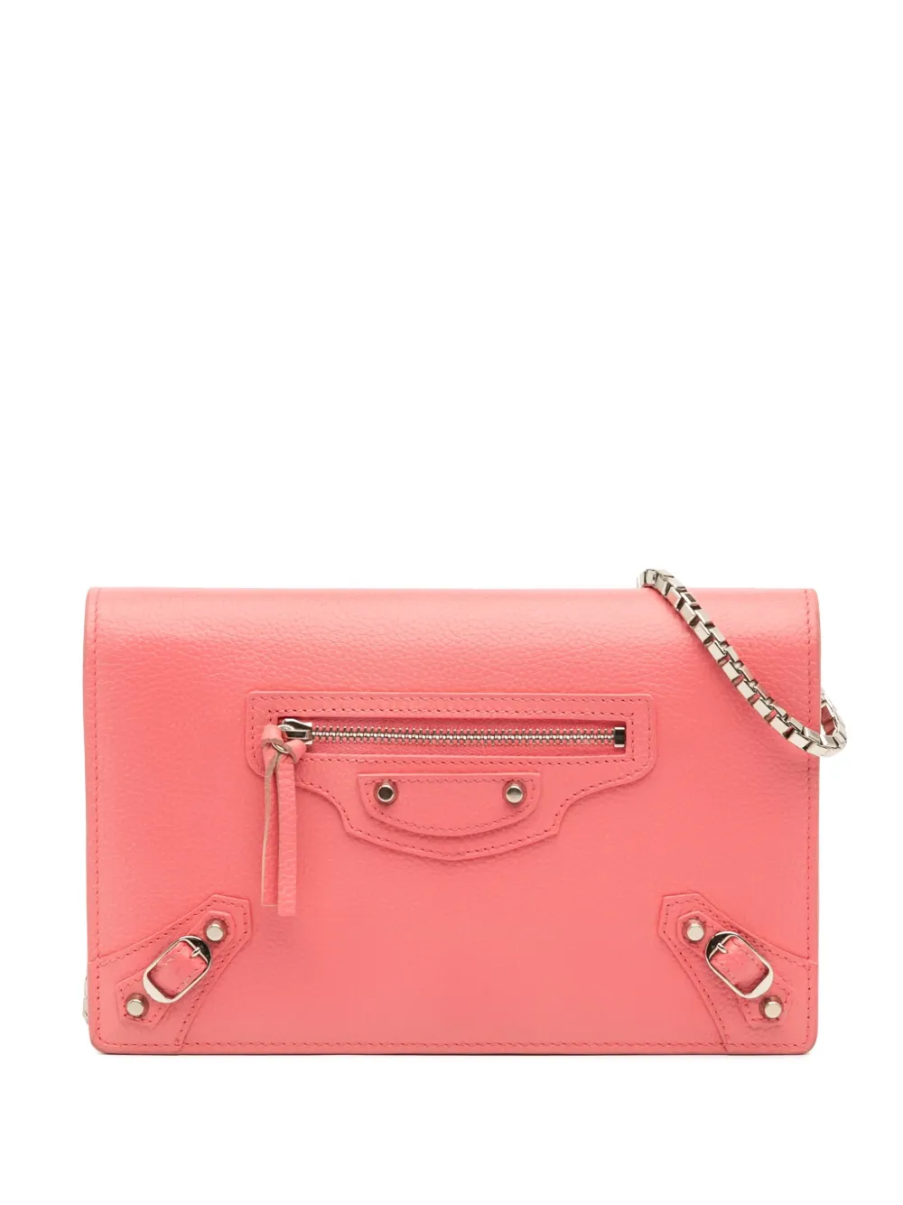 Balenciaga Pre-Owned 2017 Grained Calfskin Motocross Classic Wallet on Balenciaga Pre-Owned 2017 Grained Calfskin Motocross Classic Wallet on