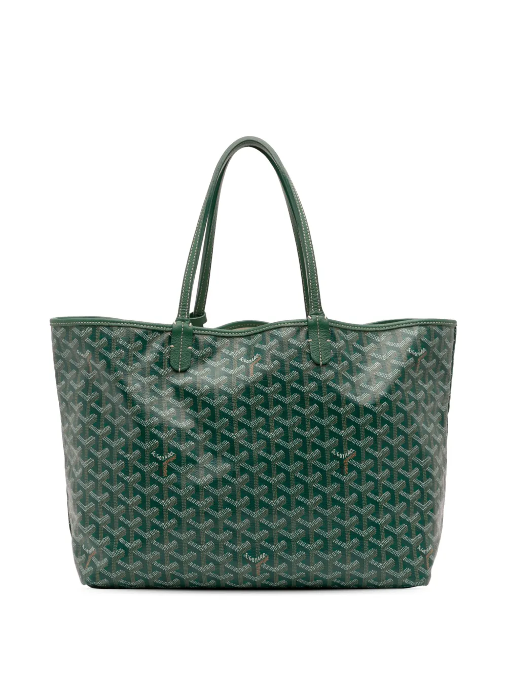 Goyard Pre-Owned 2020 Goyardine Saint Louis PM tote bag - グリーン Goyard Pre-Owned 2020 Goyardine Saint Louis PM tote bag - グリーン