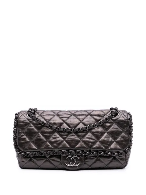 CHANEL Pre-Owned 2010-2011 Medium Quilted Metallic Aged Calfskin Chain Me Flap shoulder bag