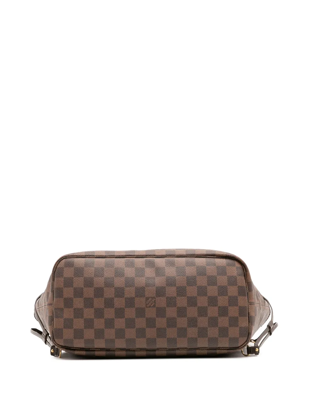 Pre-owned Louis Vuitton 2013 Damier Ebene Neverfull Mm Tote Bag In Brown
