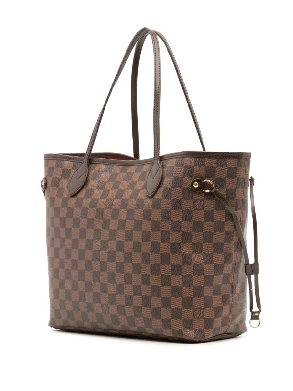 ルイ・ヴィトン ダミエ・エベヌ トートバッグ Louis Vuitton Pre-Owned 2013 ダミエ エベヌ ネヴァーフル MM