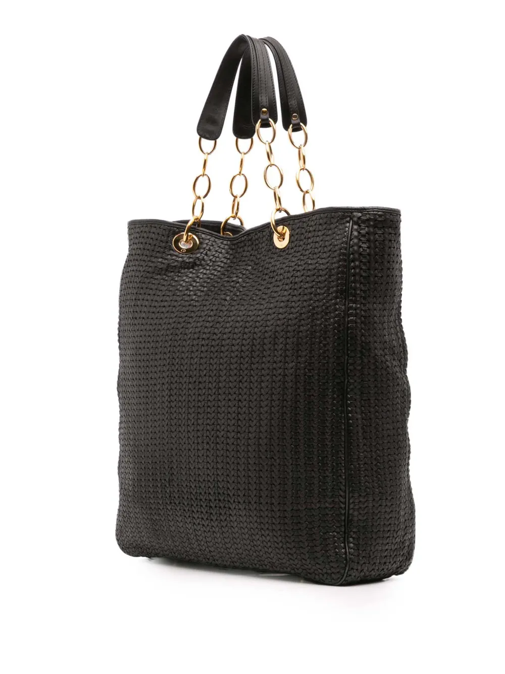 Christian Dior Pre-Owned 2008 ラージ ウーブン ラムスキン