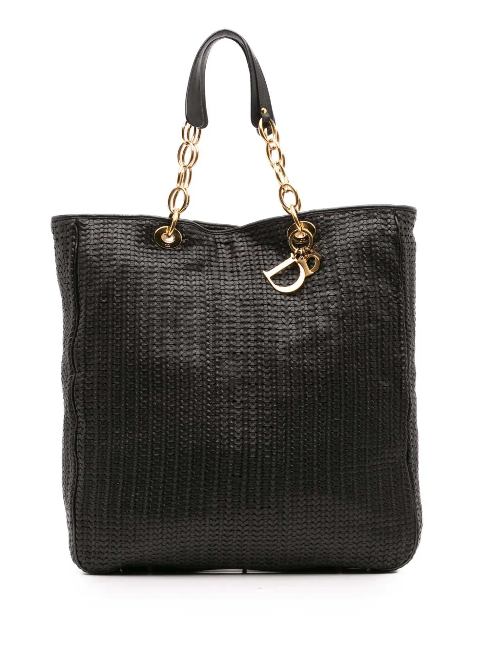 Christian Dior Pre-Owned 2008 Large Woven Lambskin Lady Dior Soft Christian Dior Pre-Owned 2008 Large Woven Lambskin Lady Dior Soft