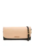 Miu Miu Pre-Owned 2010-2025 Bicolor Leather Wallet On Chain crossbody bag - Brown