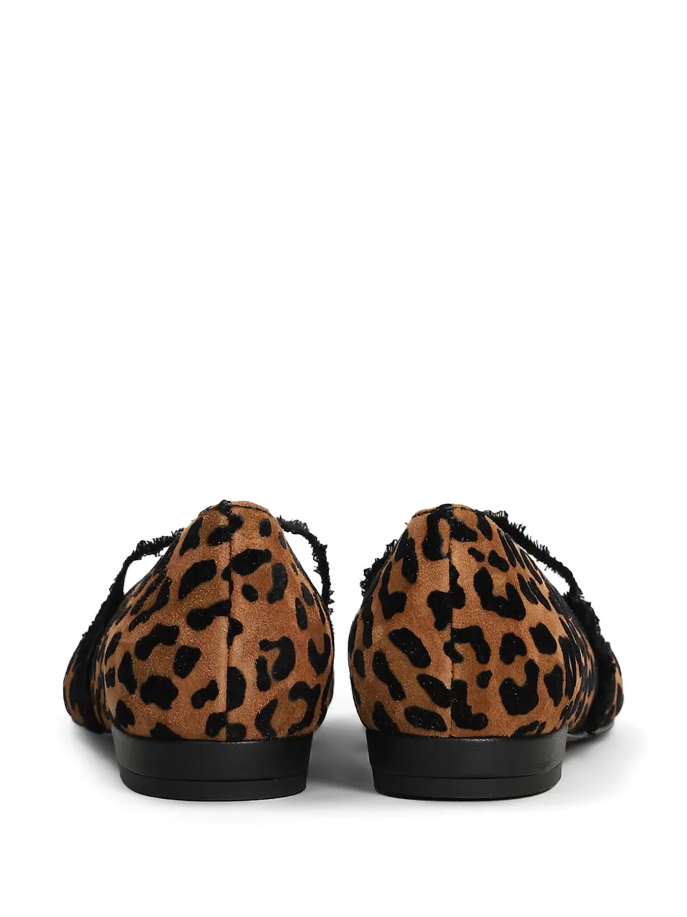 Roberto Festa leopard-print ballet flats Brown