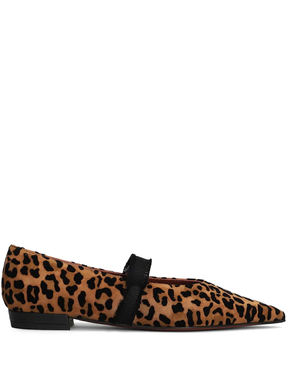 Roberto Festa leopard-print ballet flats Brown