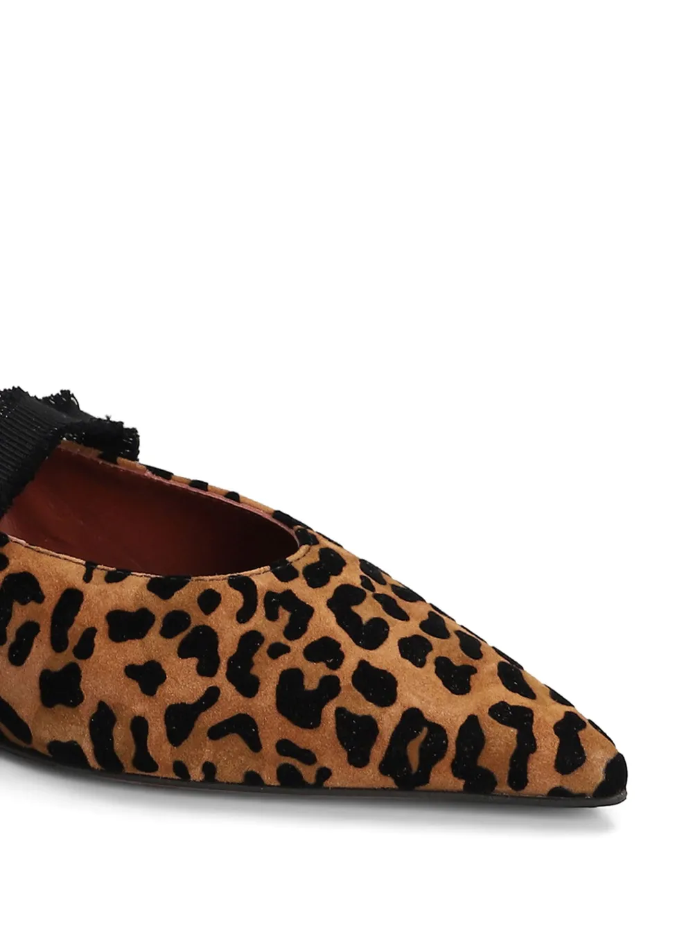 Roberto Festa leopard-print ballet flats Brown
