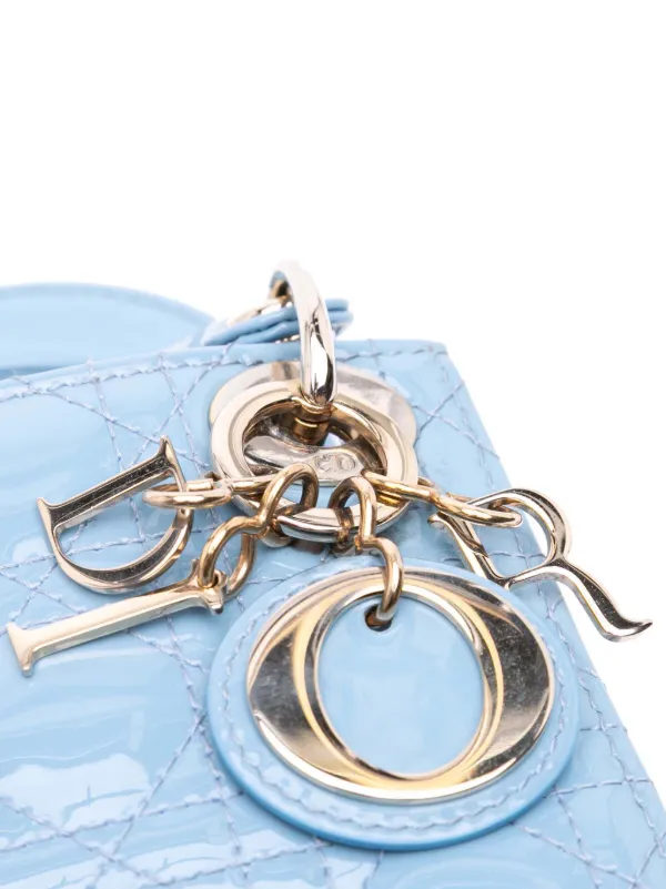 Christian Dior Pre-Owned 2021 マイクロ パテント カナージュ