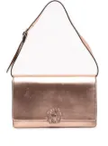 Gucci Pre-Owned 2016-2025 Metallic Leather Crystal Embellished Broadway Clutch on Strap shoulder bag - Gold