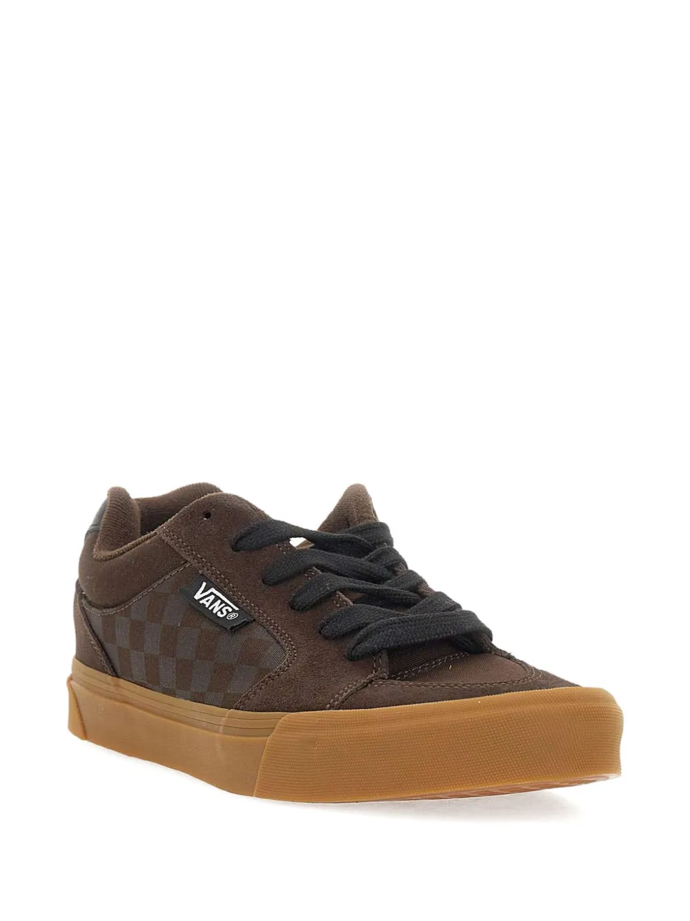 Vans checkerboard sneakers Brown