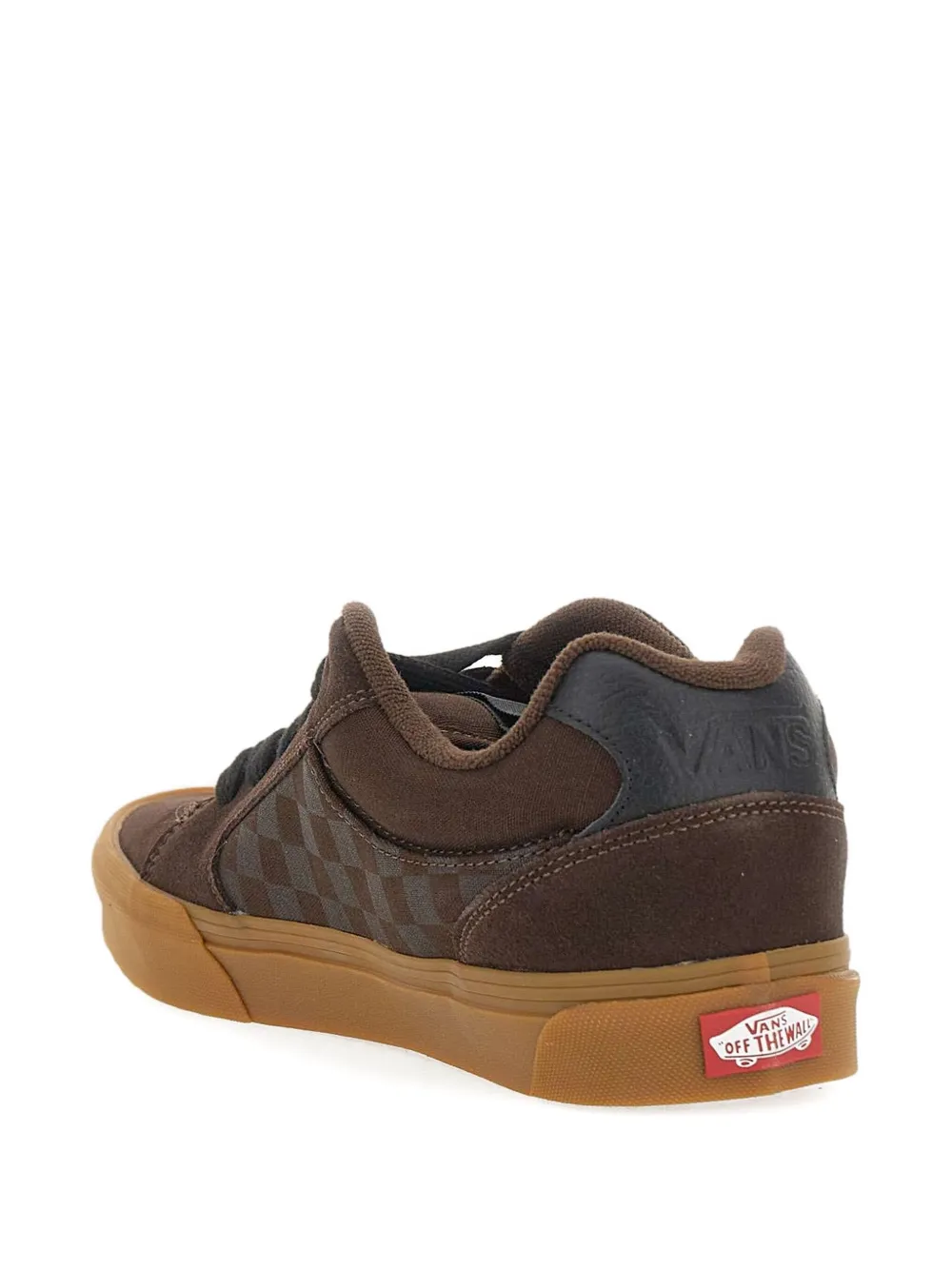 Vans checkerboard sneakers Brown