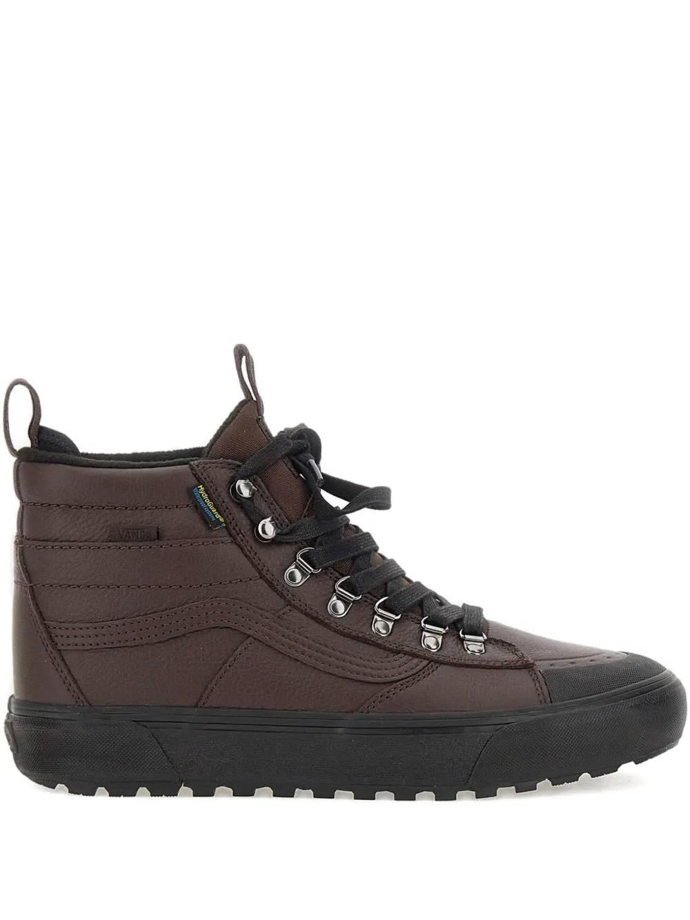 Vans leather high-top sneakers Brown
