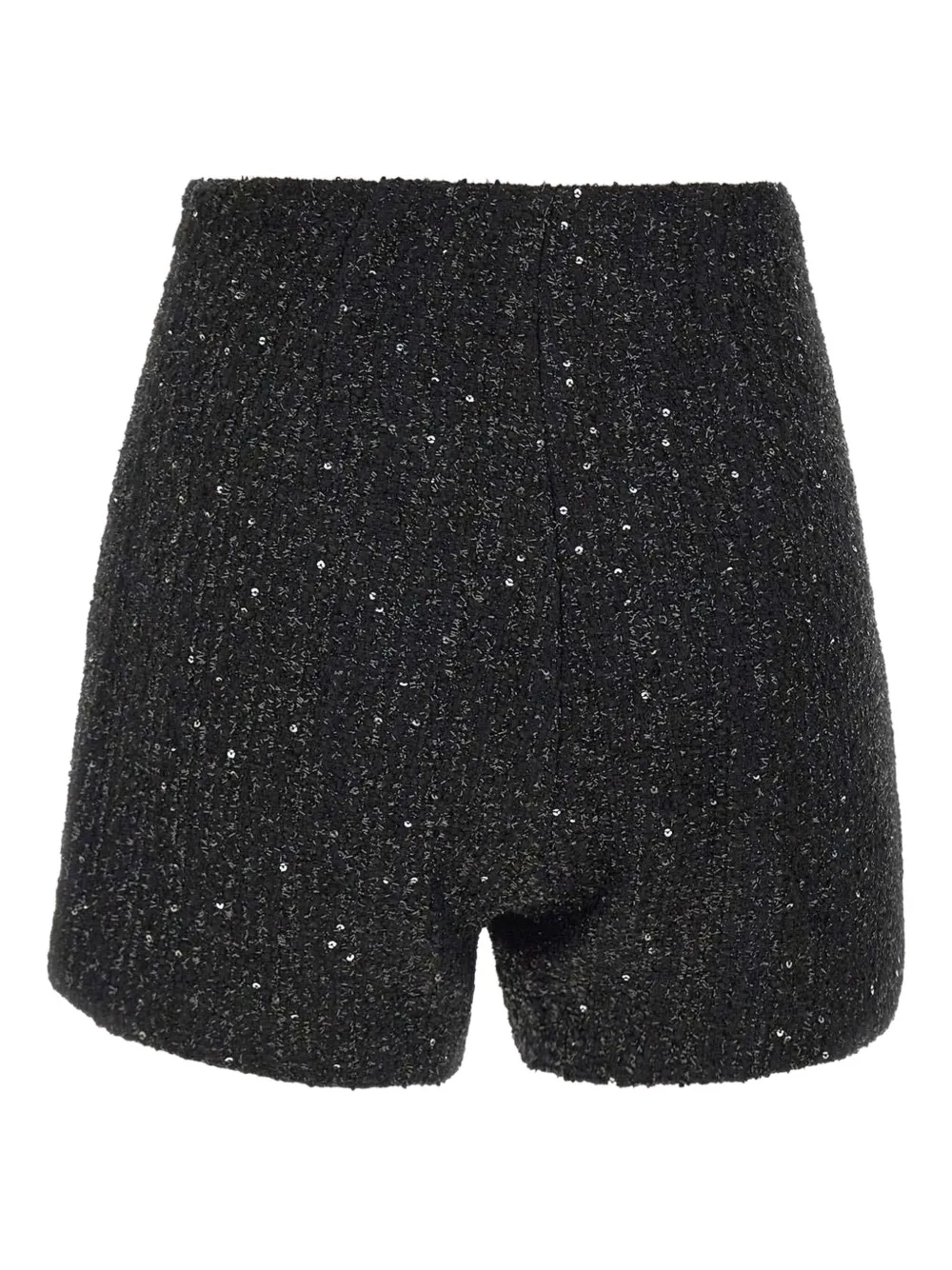 TWENTY FOURHAITCH Shorts verfraaid met pailletten - Zwart