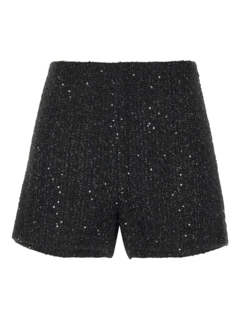 TWENTY FOURHAITCH sequin-embellished tweed shorts
