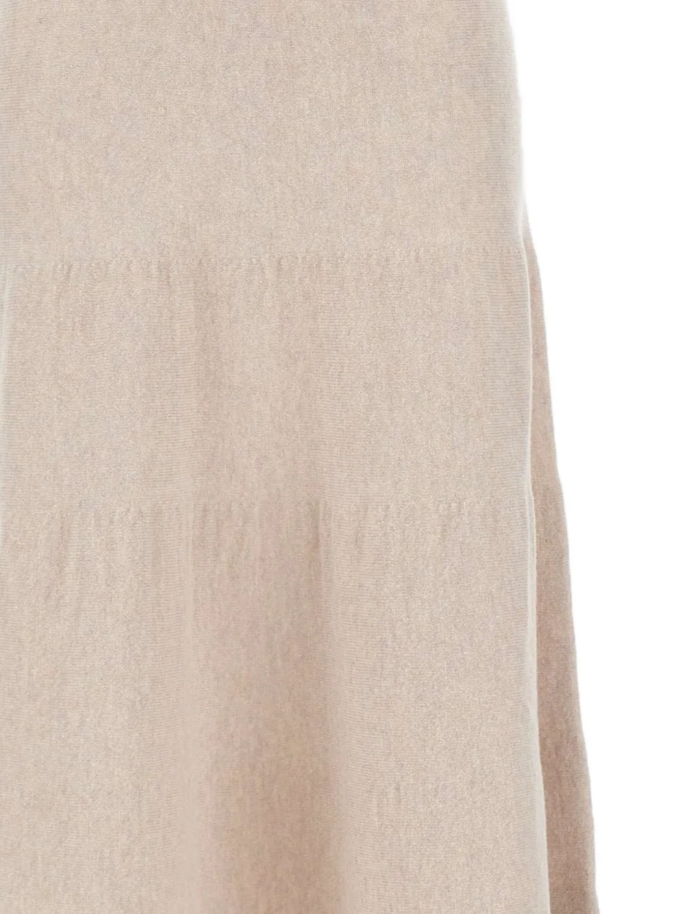 Marella Elastic-waistband Ruffled Skirt In Neutral
