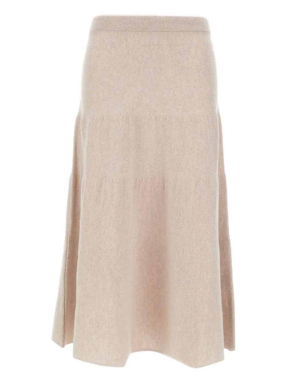 Marella elastic-waistband ruffled skirt | Neutrals | Image 1